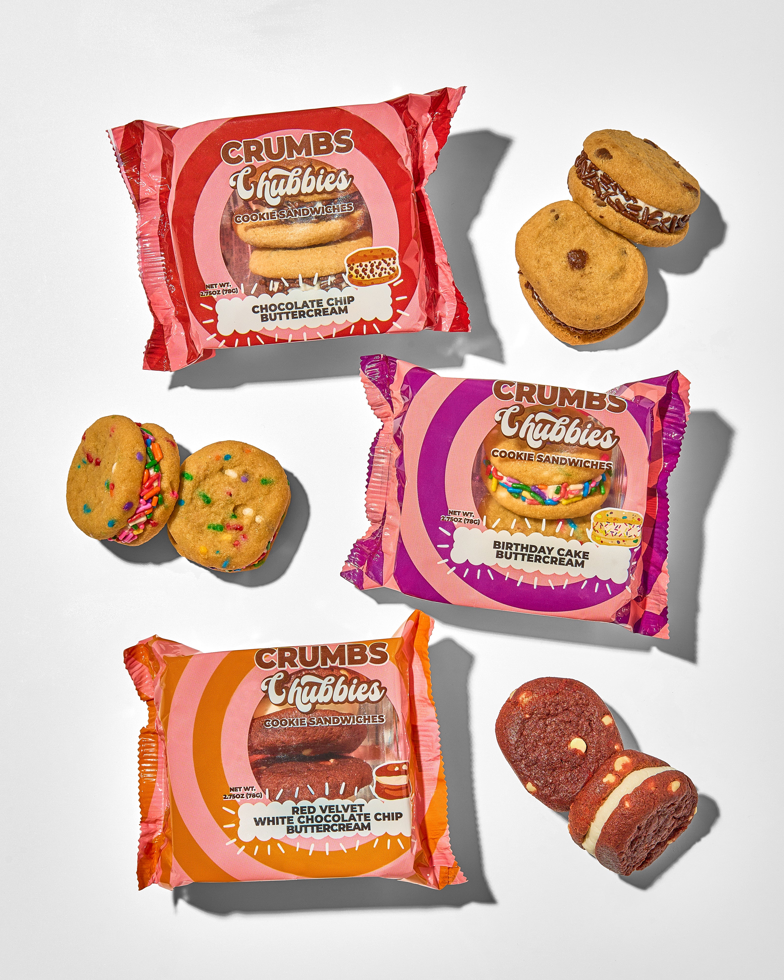 Chubbies Combo 12 Pack Box - 4 of each Flavor – CRUMBS Chubbies